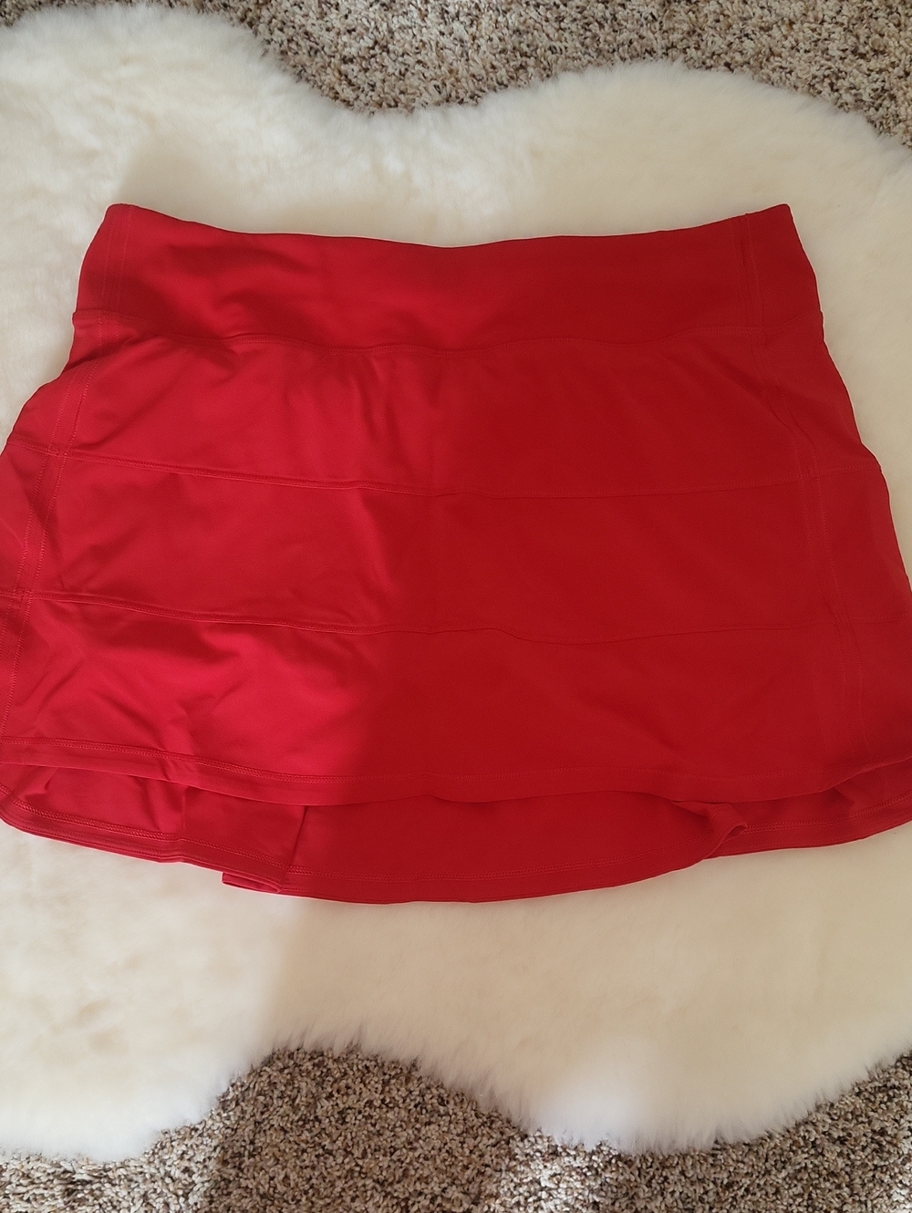 lululemon athletica Pace Setter Red athletic skirt/skort